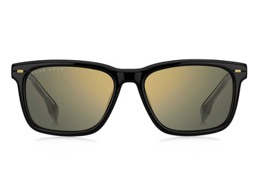 Men Hugo Boss Sunglasses: Boss 1318/S - Black - SpecSMART Eye Clinic (Front View)